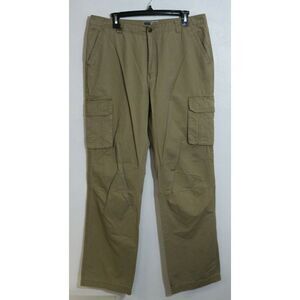 Mens Jeep Jalopy Cargo Pants Hiking Size 36x32 Cotton Brown Photography‎ Pockets